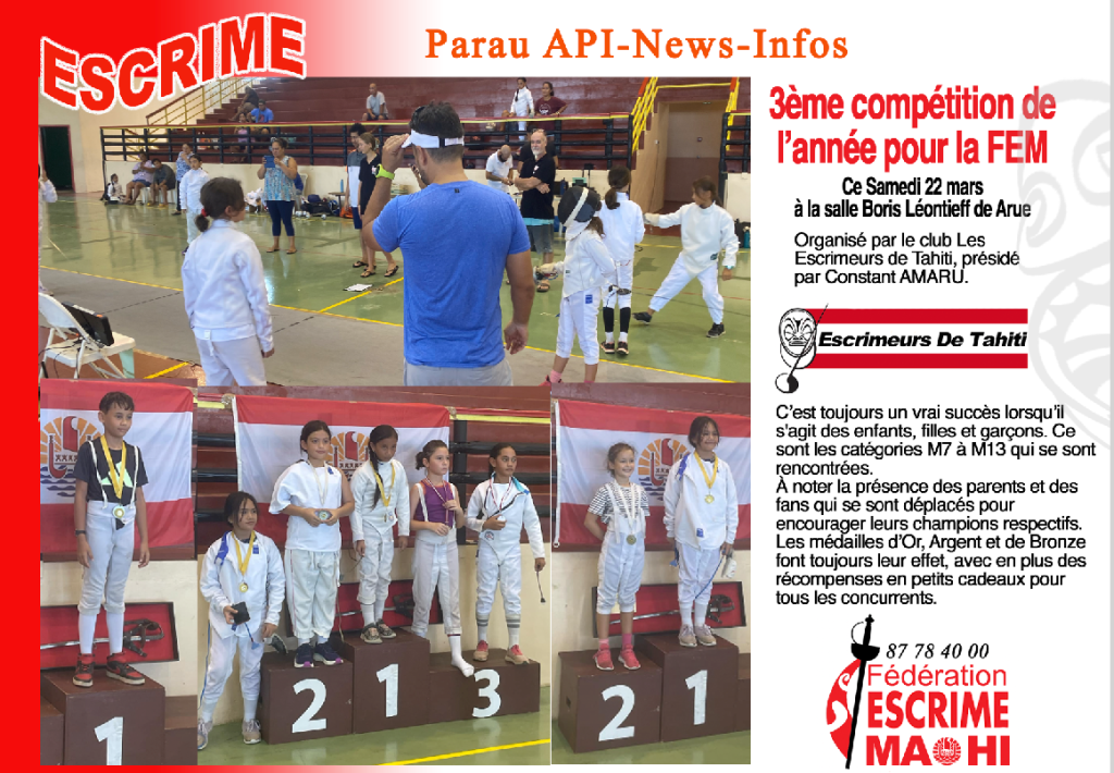 3ème compétition de l’année pour la FEM les samedi 22 et dimanche 23 mars&nbsp;2025