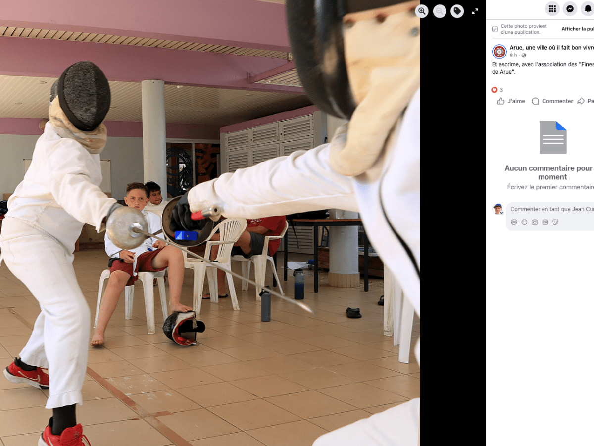 PSAC de fin d&rsquo;année : L&rsquo;Escrime à l&rsquo;honneur dans la commune de ARUE&nbsp;!