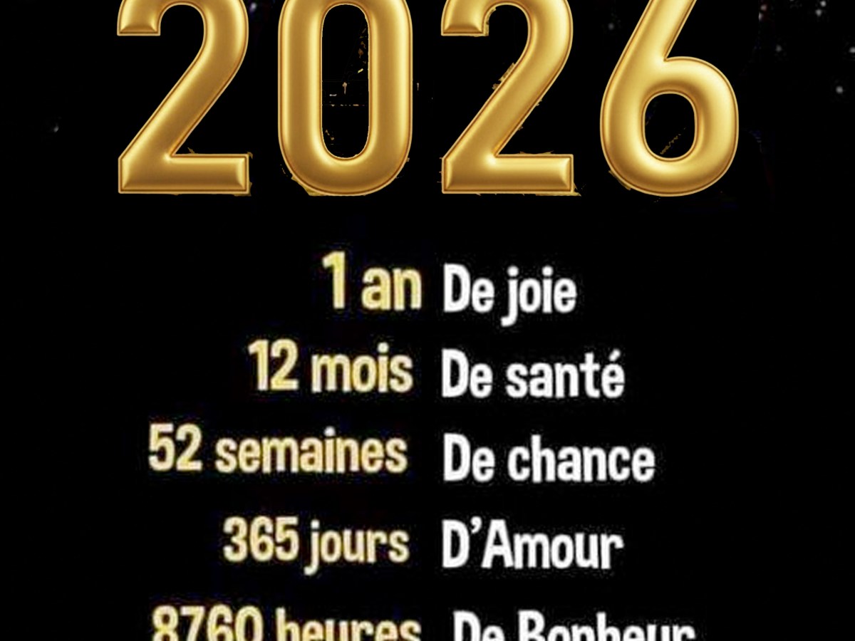 Bonne année 2026
