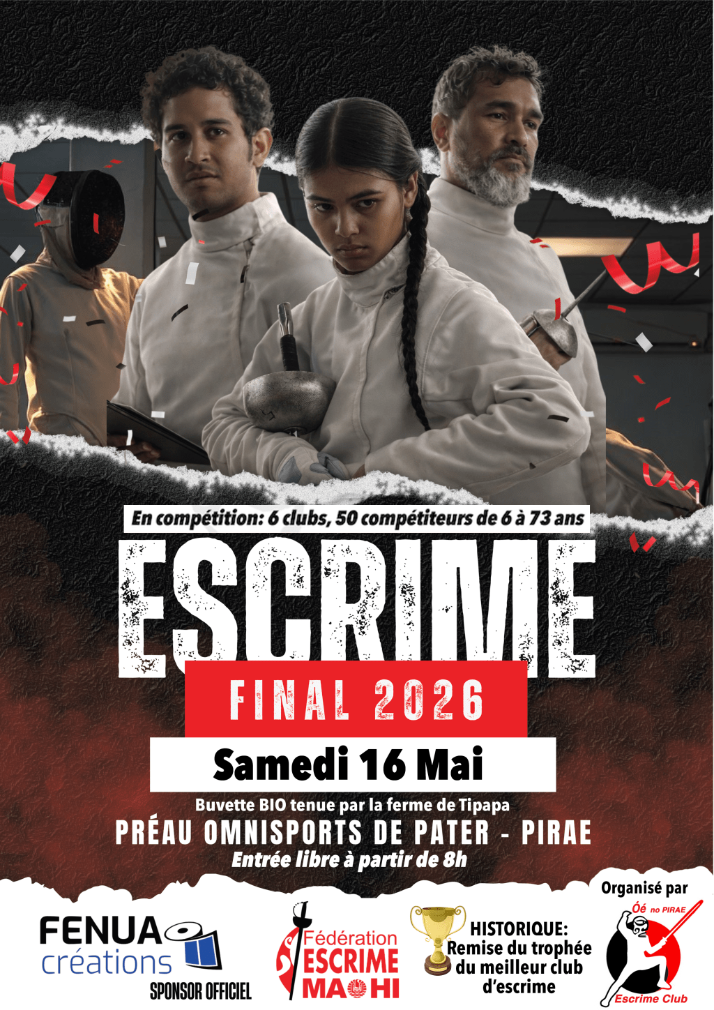 Finale d&rsquo;escrime 2026 pour la Fédération d&rsquo;Escrime&nbsp;Ma&rsquo;ohi